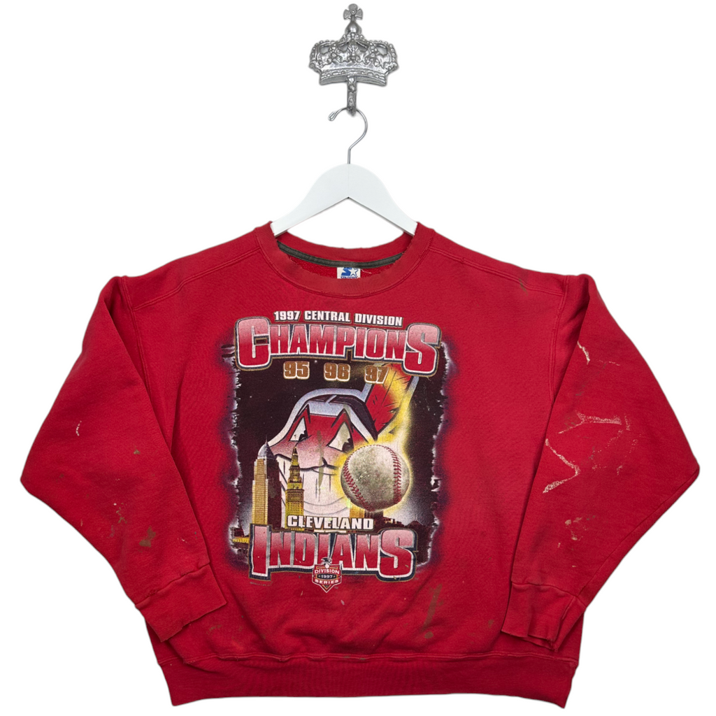 1997 CENTRAL DIVISION CHAMPS CLEVELAND INDIANS XL VaticanVintage